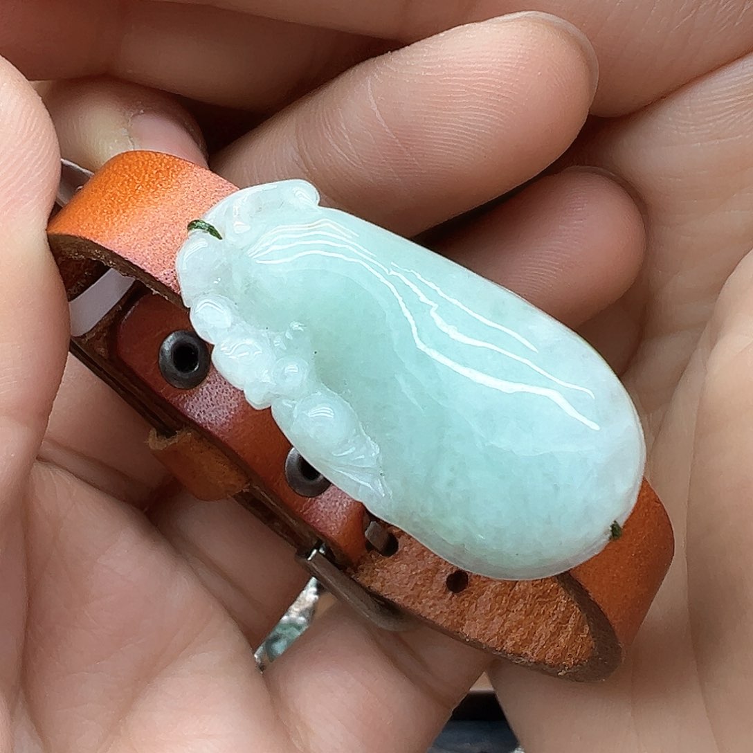 翡翠戒指未镶嵌炸