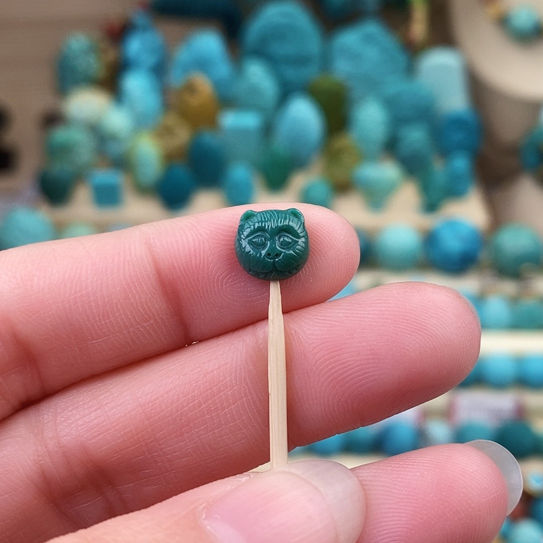 绿松石珠宝奇石未镶嵌