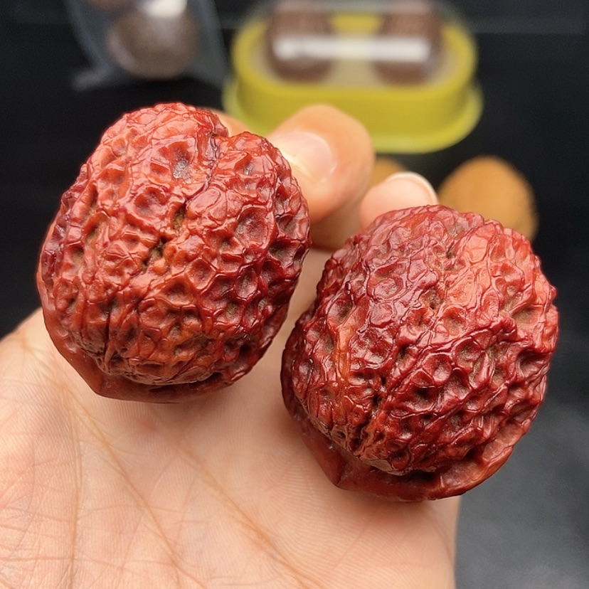 【闪购商品】把件文玩核桃40尺金蟒元宝
