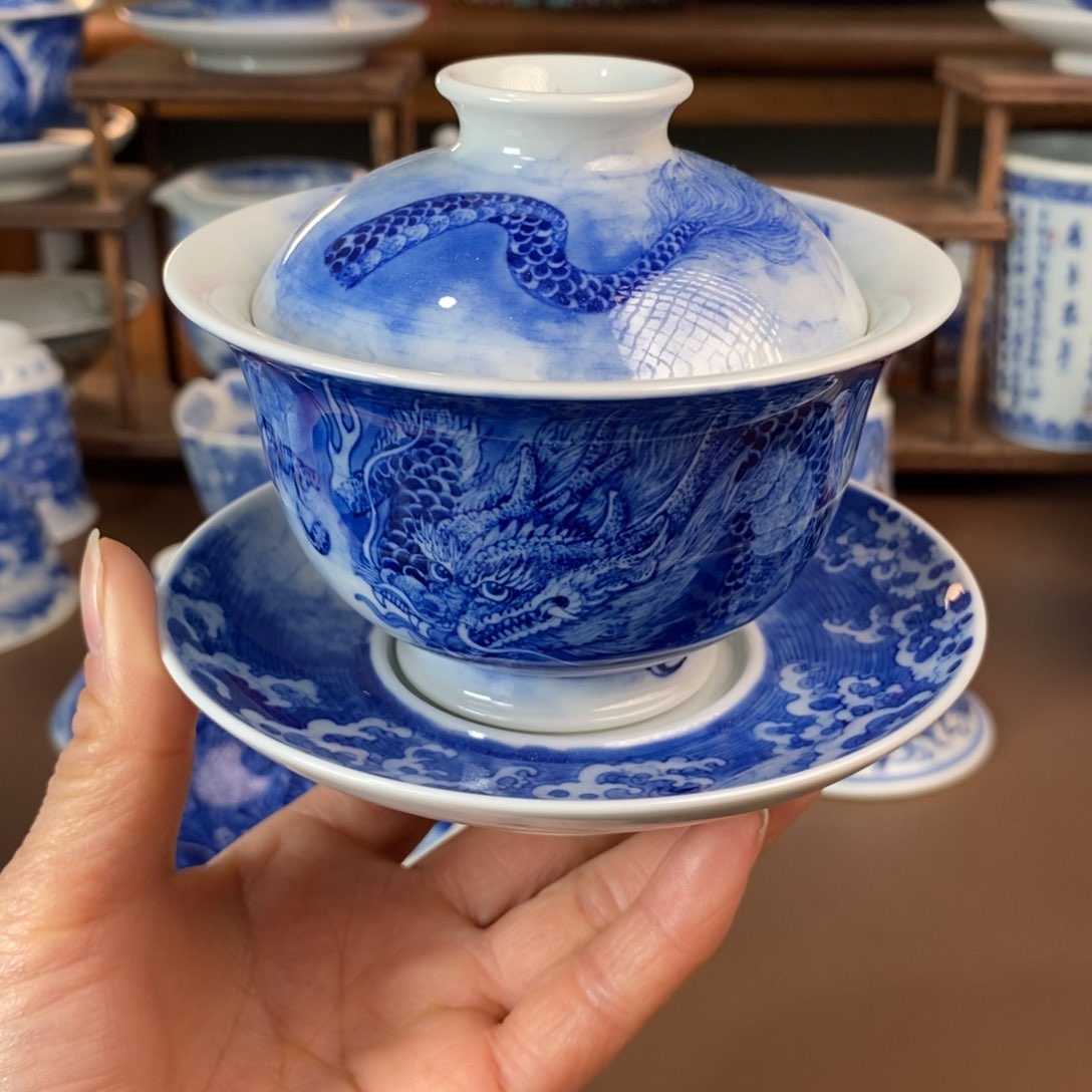 景德镇陶瓷手工手绘