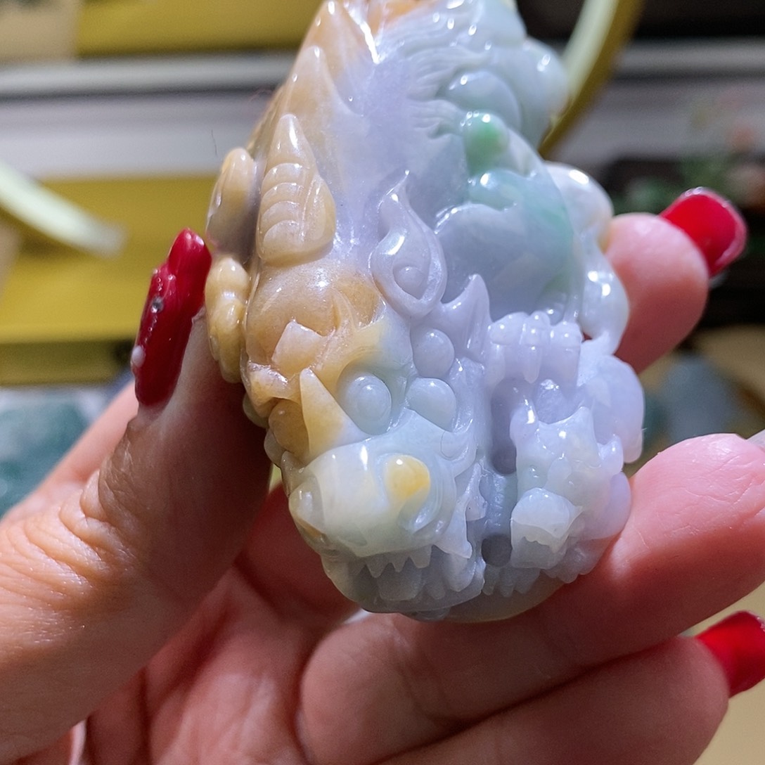 【闪购商品】翡翠颈饰未镶嵌貔貅