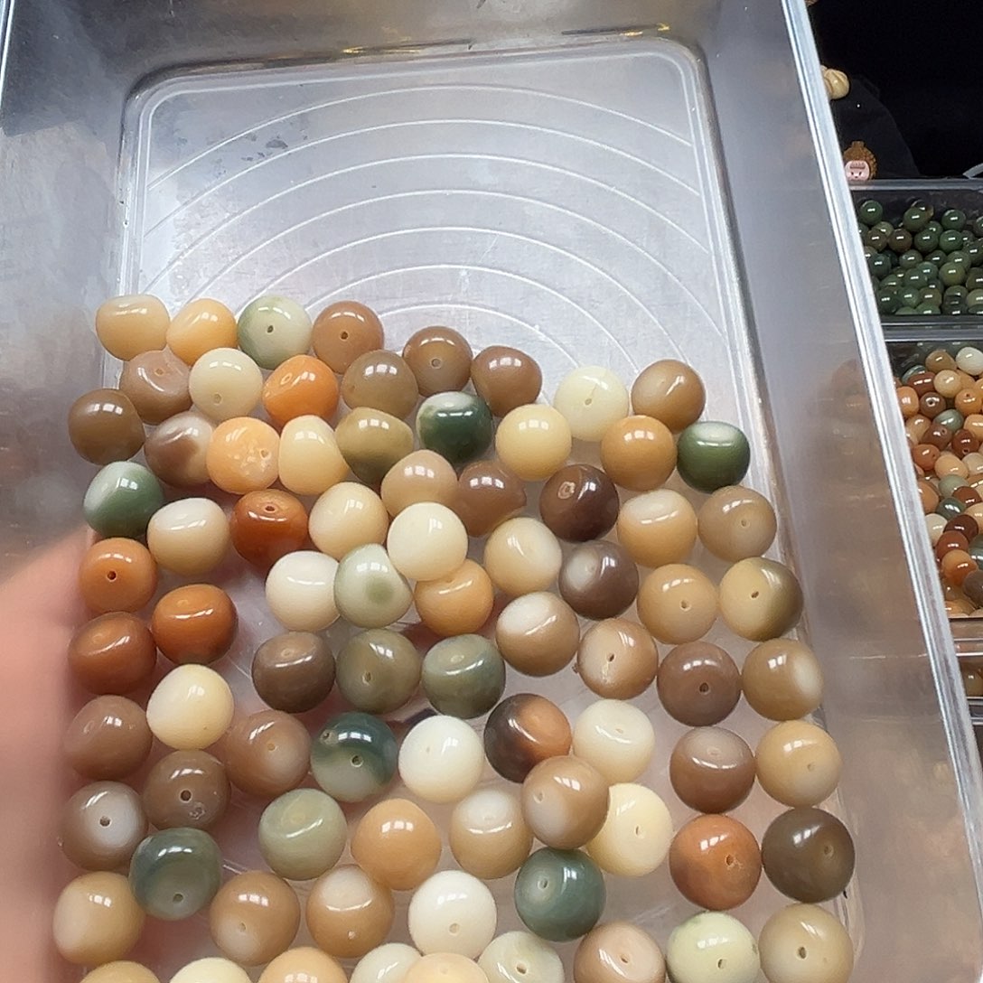 手串菩提根/象牙果瑕疵16左右非料多宝山竹40颗有裂