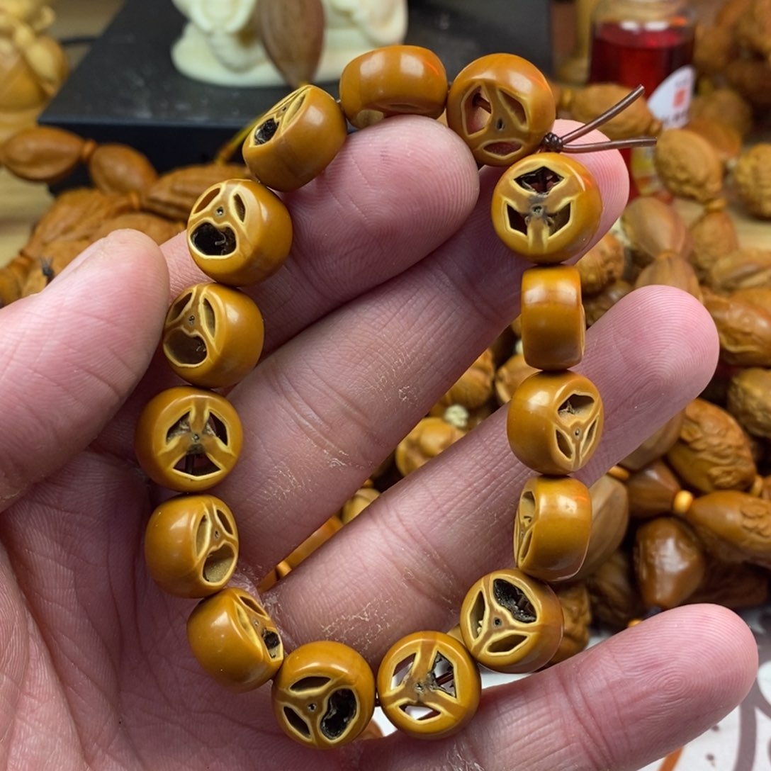 橄榄核手串/手链橄榄核雕刻工艺手串7