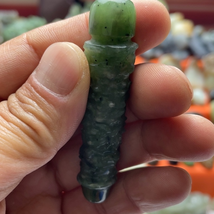 @****和田玉未镶嵌挂件