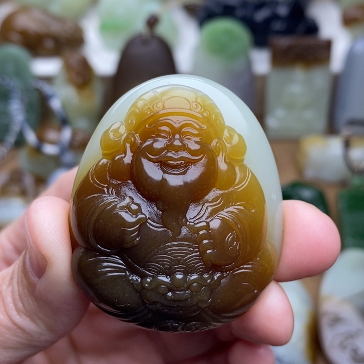 @***】和田玉未镶嵌颈饰