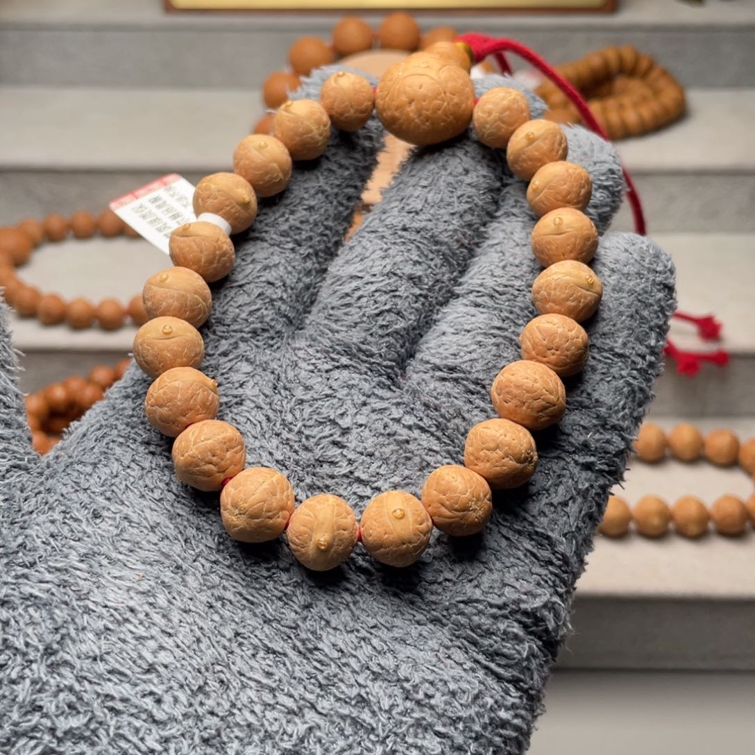 手串凤眼菩提尼泊尔实心籽12mm