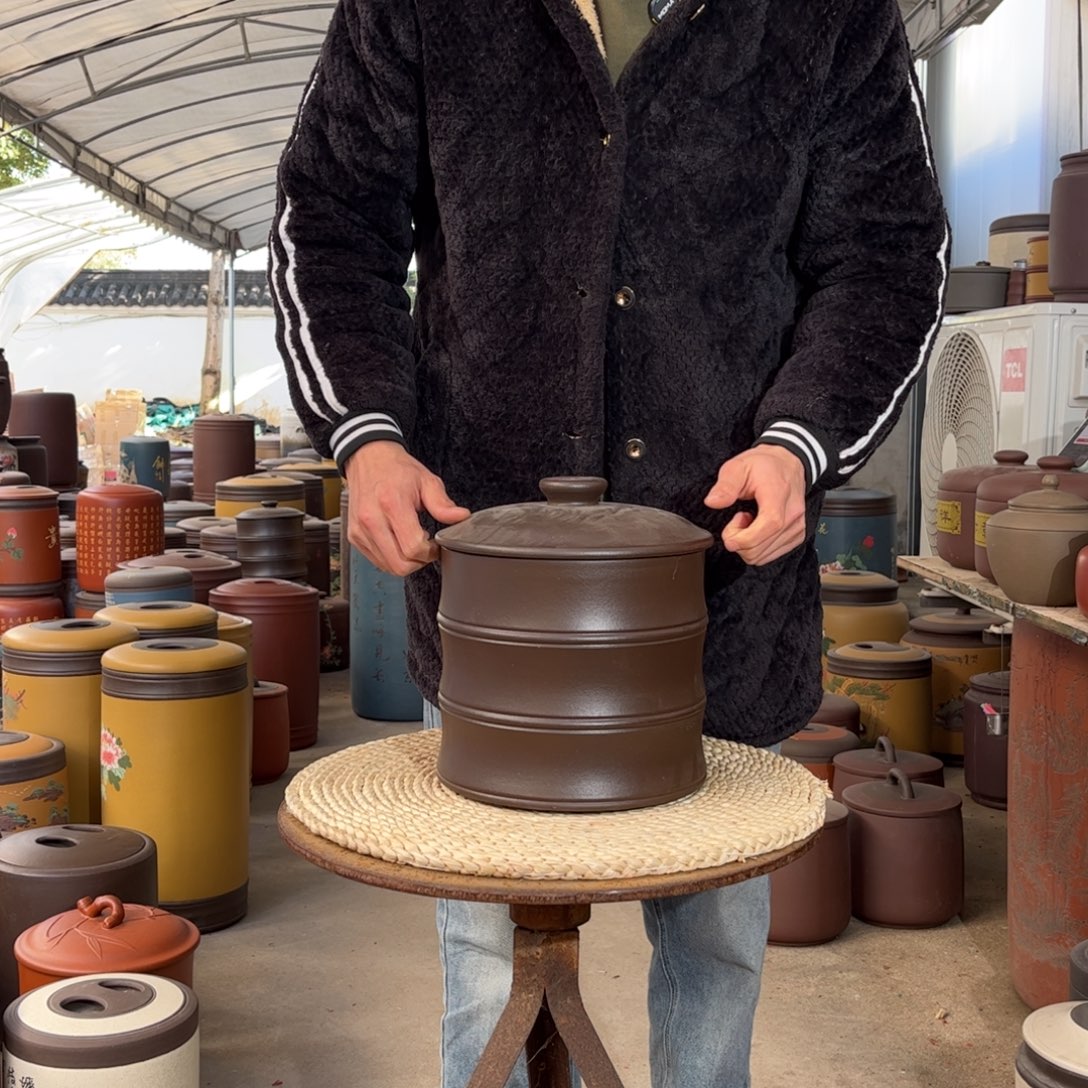 紫砂茶叶罐8 饼茶叶罐