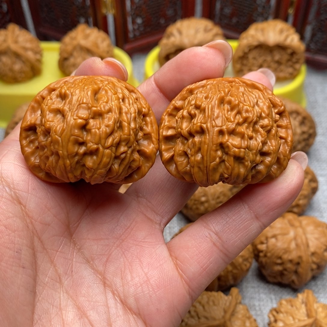 文玩核桃把件球白41