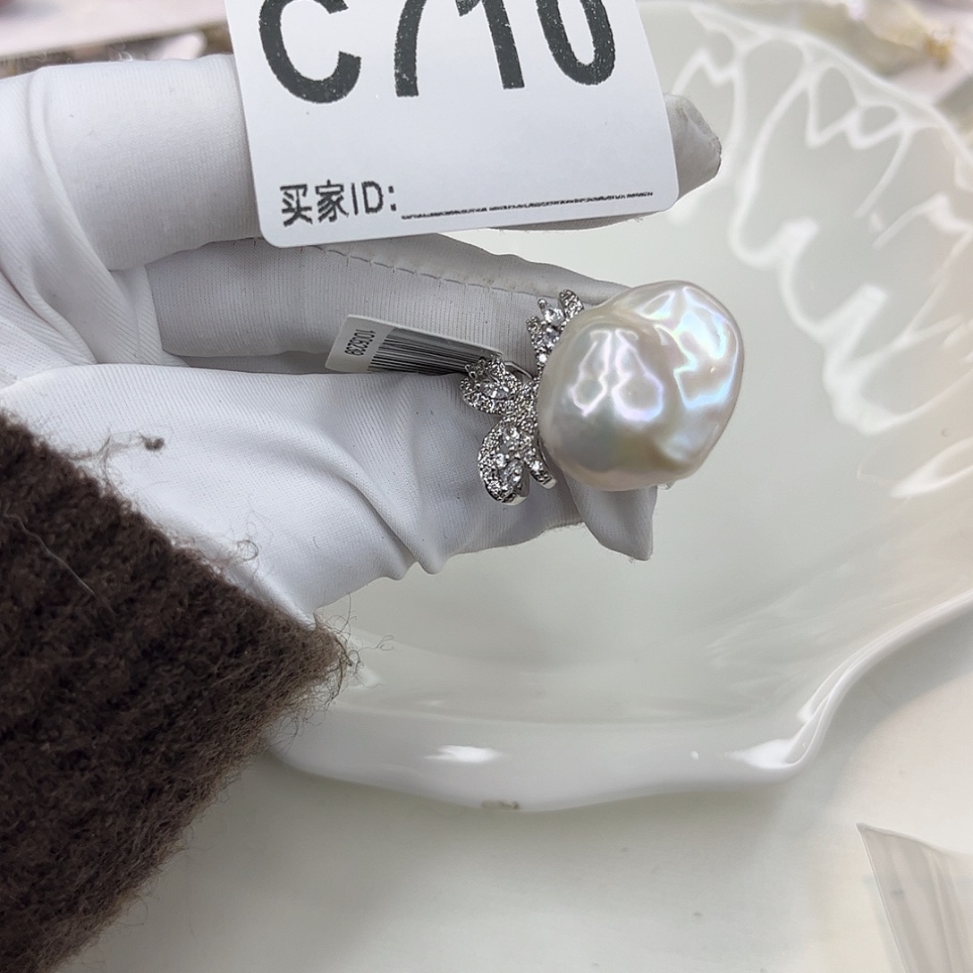 耳饰合金淡水珍珠