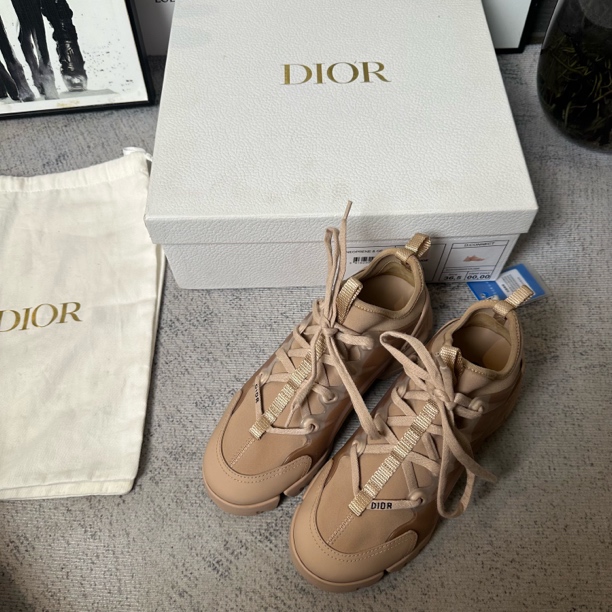 99新 DIOR/迪奥 葡萄籽奢潮/dior经典裸色老爹鞋/35