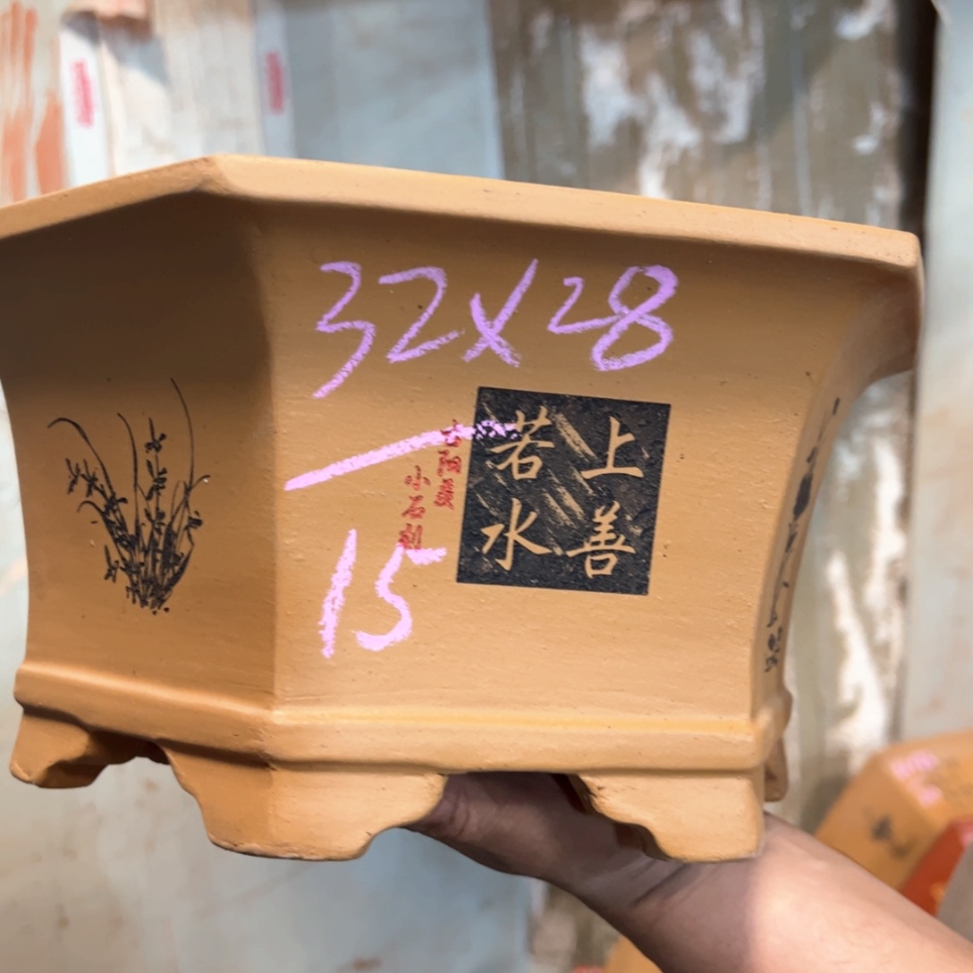 紫砂花盆紫砂花盆