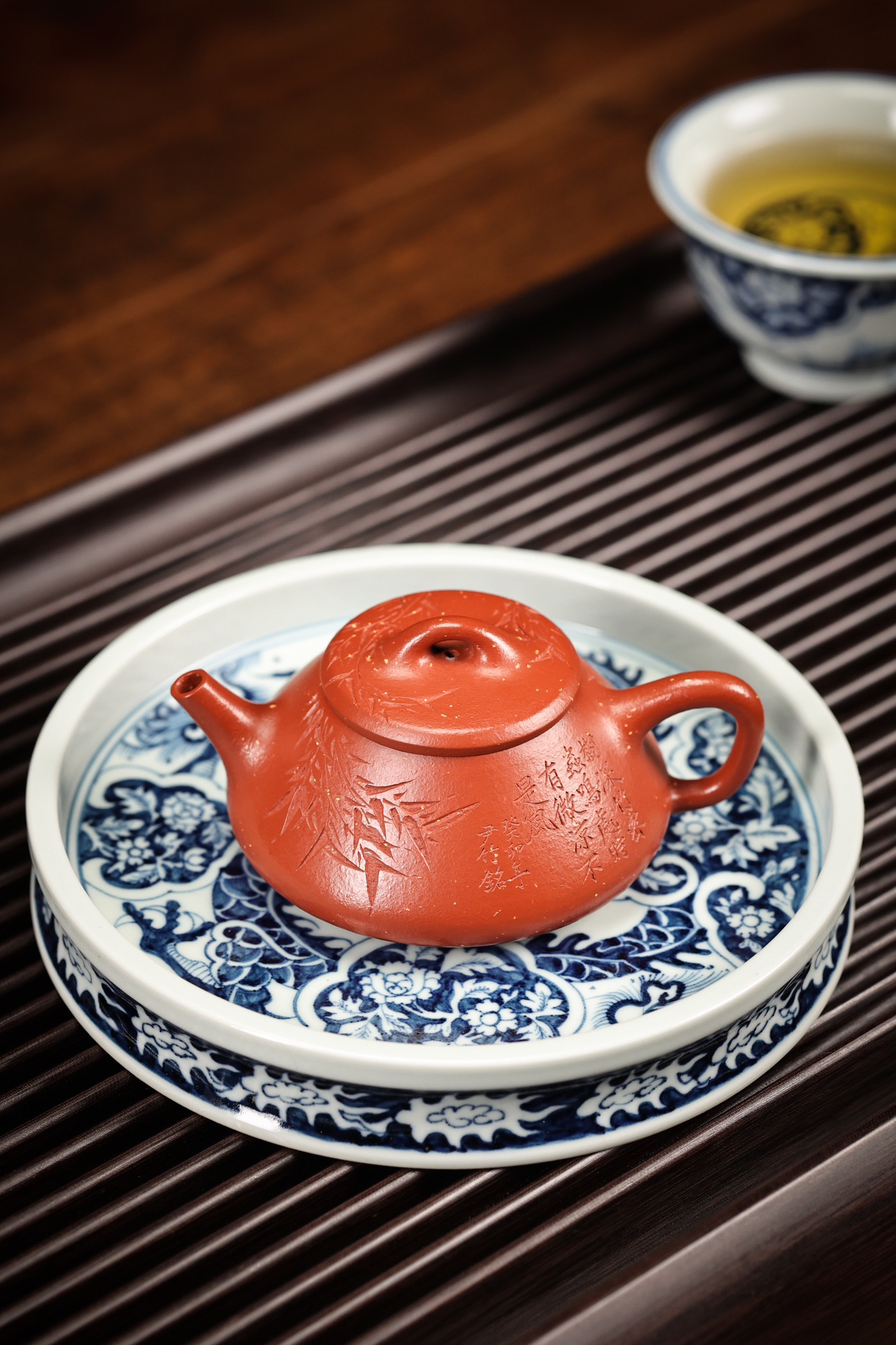 高端紫砂把玩全手工任瓢小容量原矿黄龙山金砂朱泥150cc左右