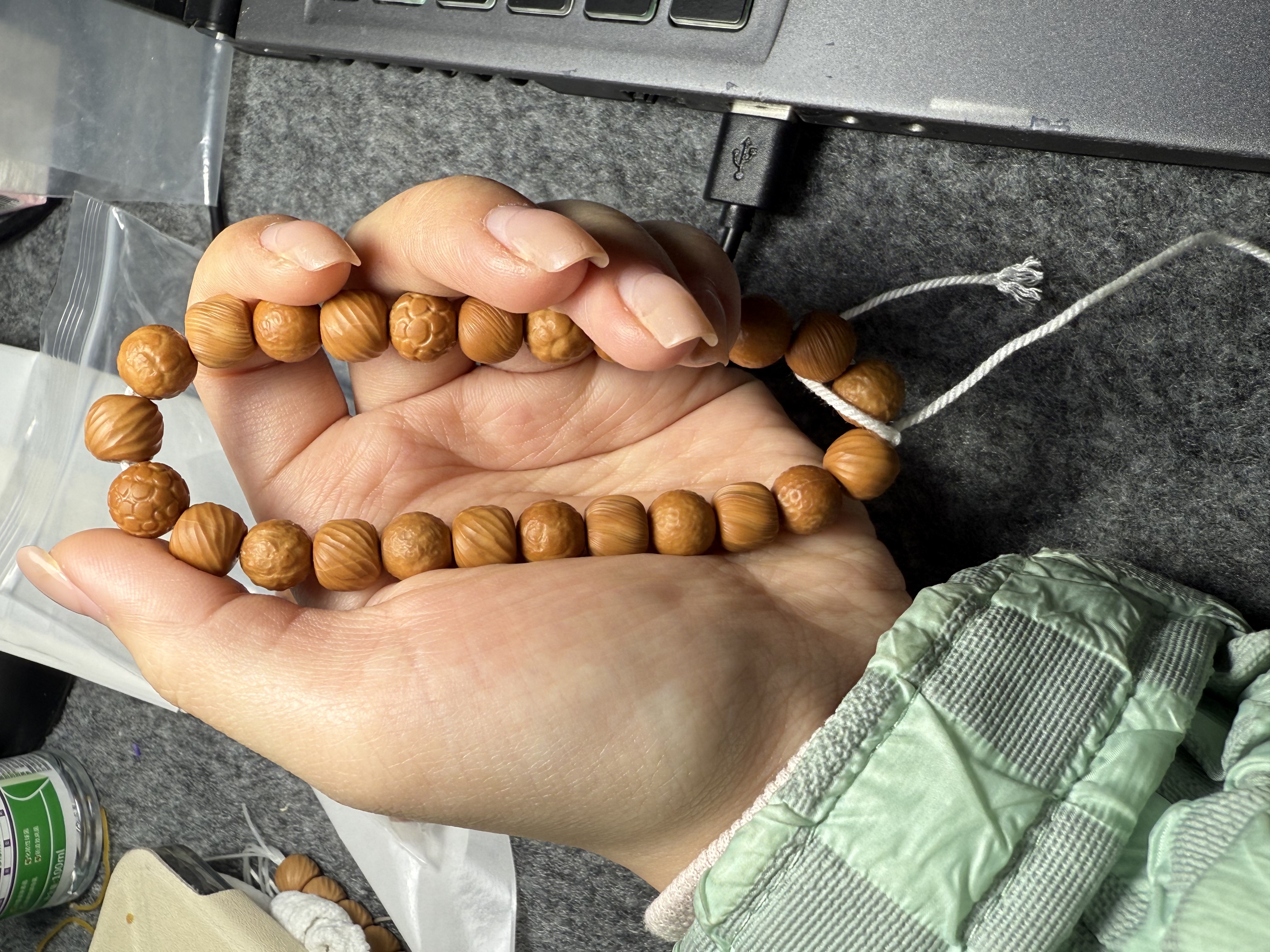 纯手工手持多宝手串