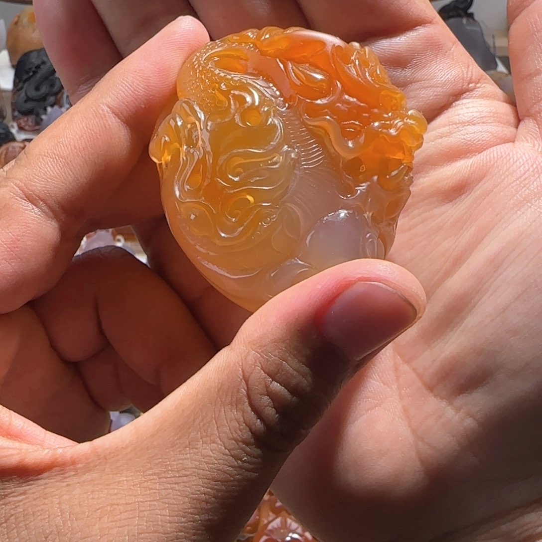 玛瑙/玉髓颈饰未镶嵌晨***_