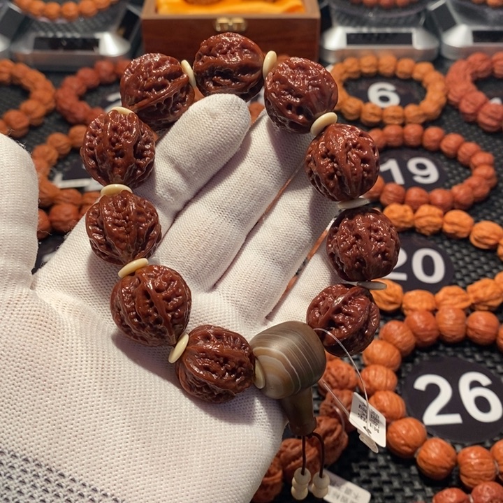 文玩核桃手串核桃手串2.0尺寸全品