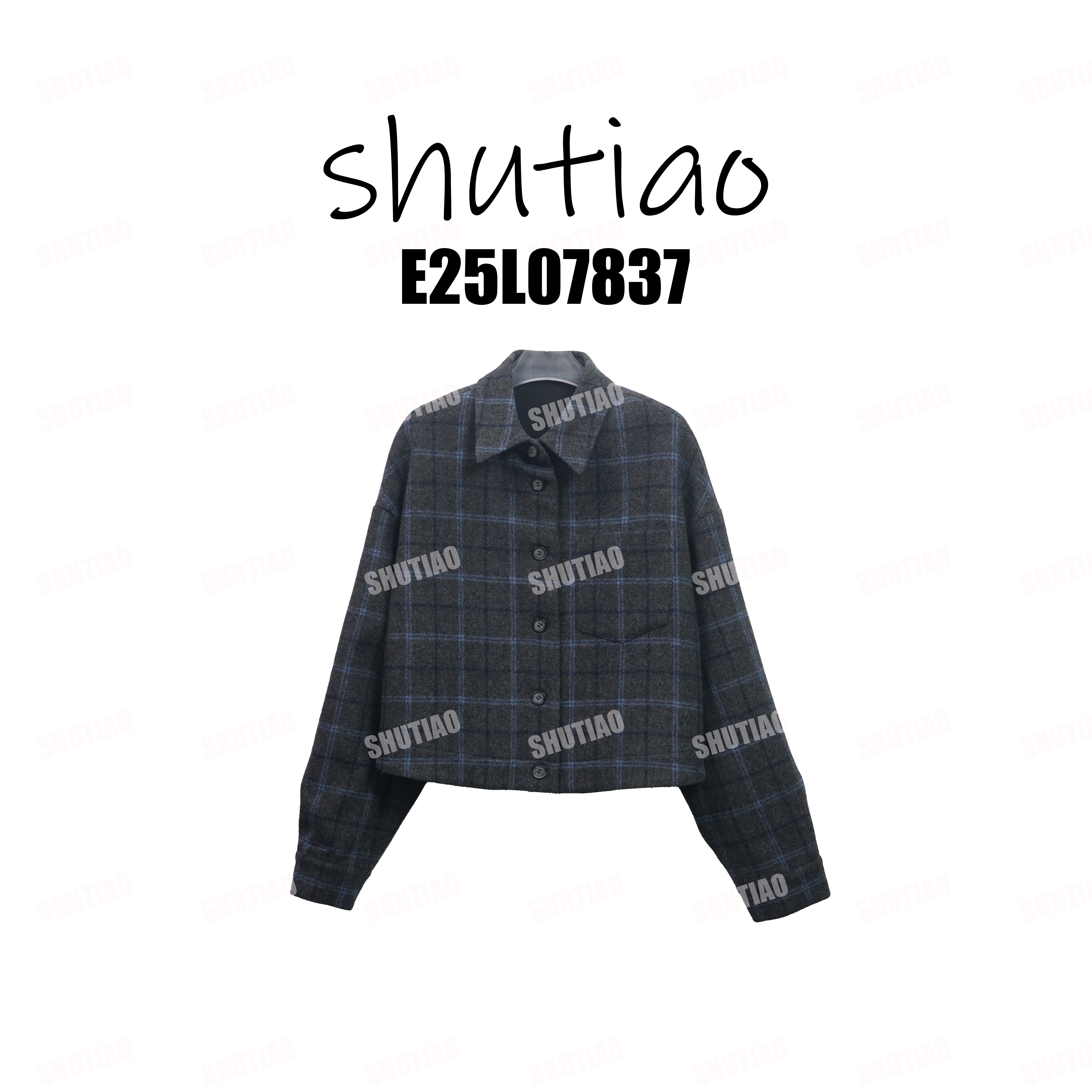 【SHUTIAO】2025冬季：新款小众设计款外套E25L07837