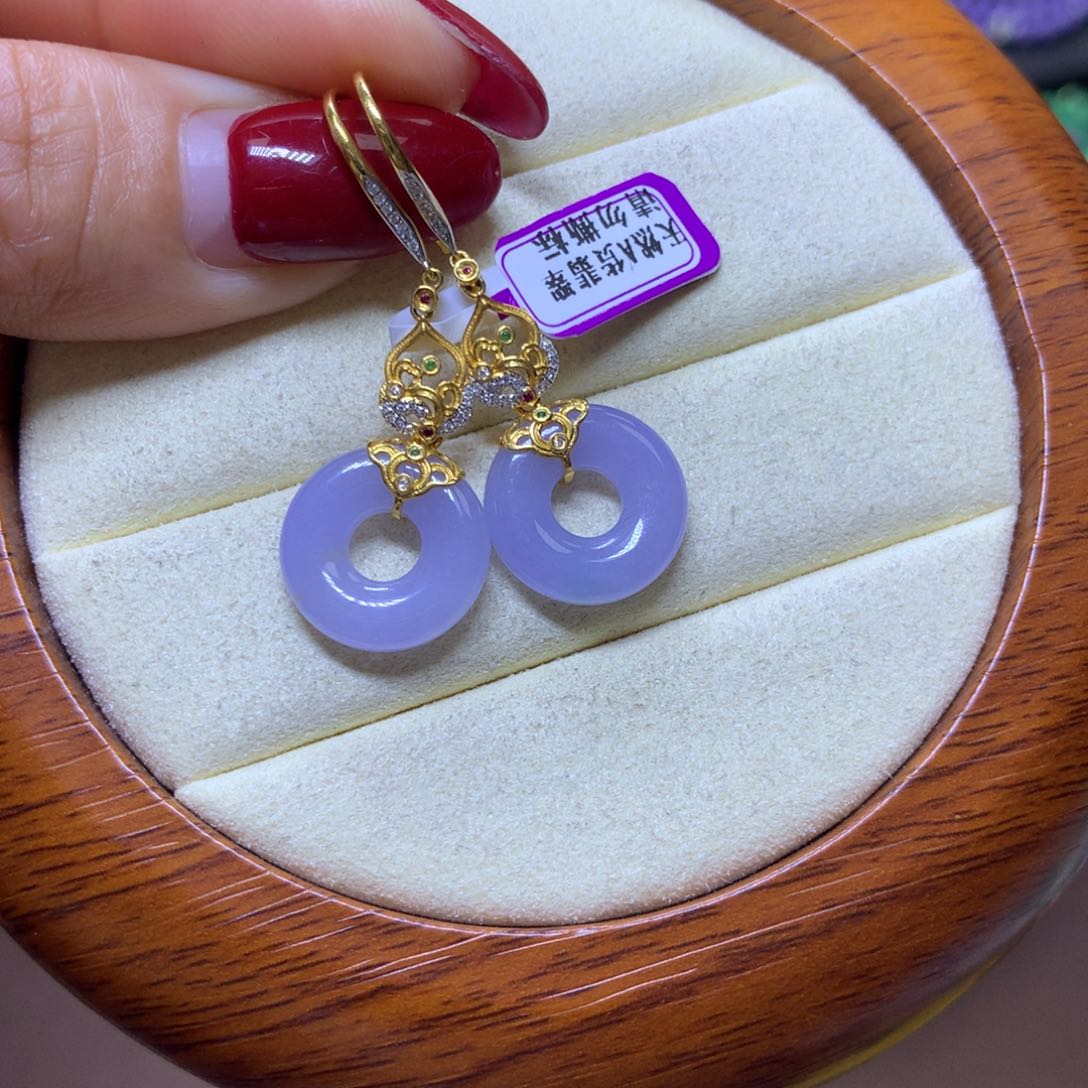 【闪购商品】翡翠颈饰18K金镶嵌翡翠