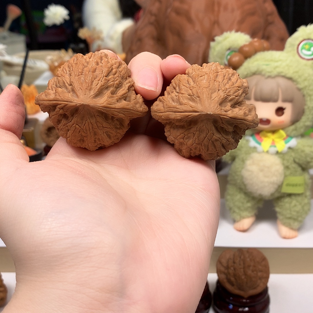 桃核吊坠49尺平谷虎头