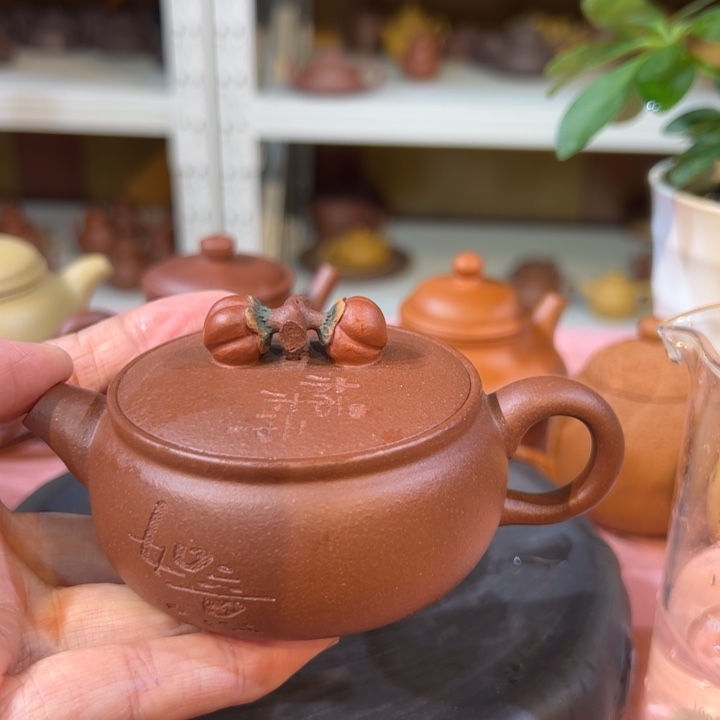 小***猫紫砂茶壶精工事事如意100cc