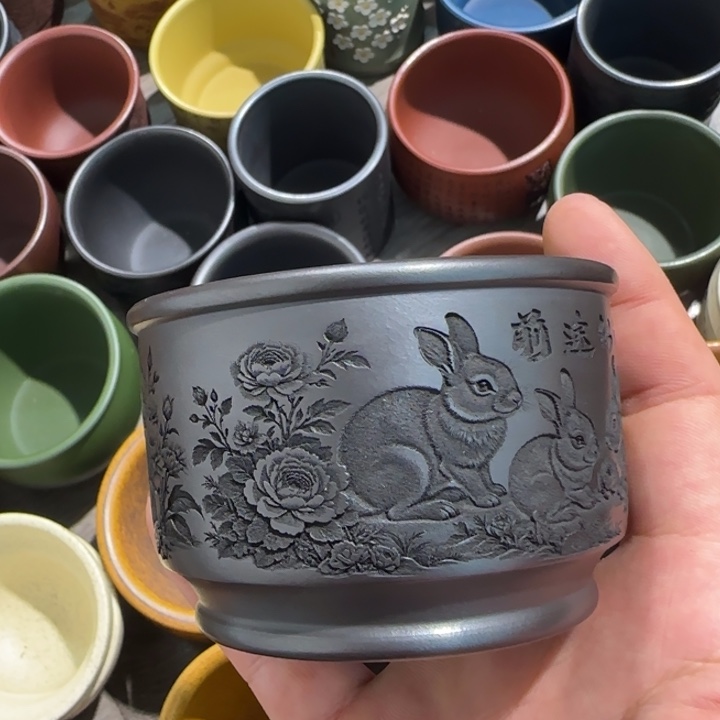 茶杯紫砂全手工制作工艺