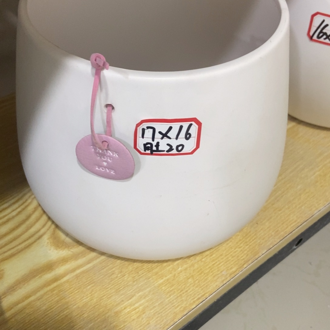 红陶高温陶瓷花盆