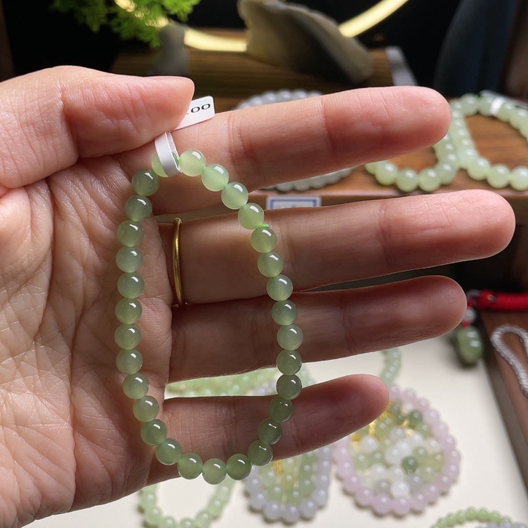 和田玉手链未镶嵌新****织