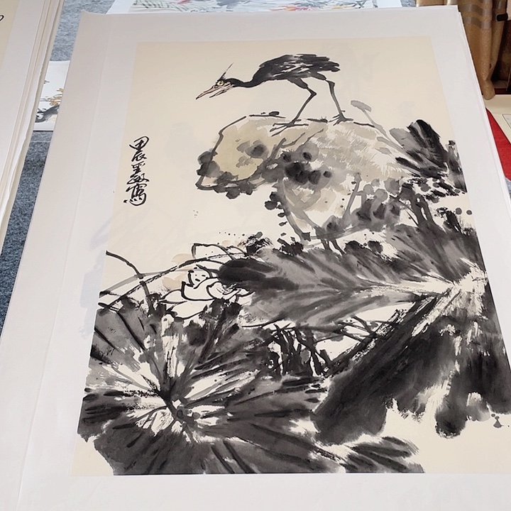 国画张圣敏先生纯手绘作品