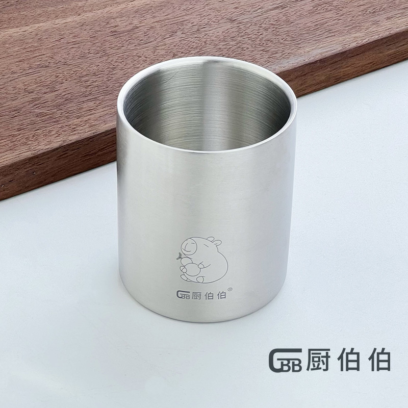  卡皮福禄马克杯304不锈钢咖啡杯喝水杯