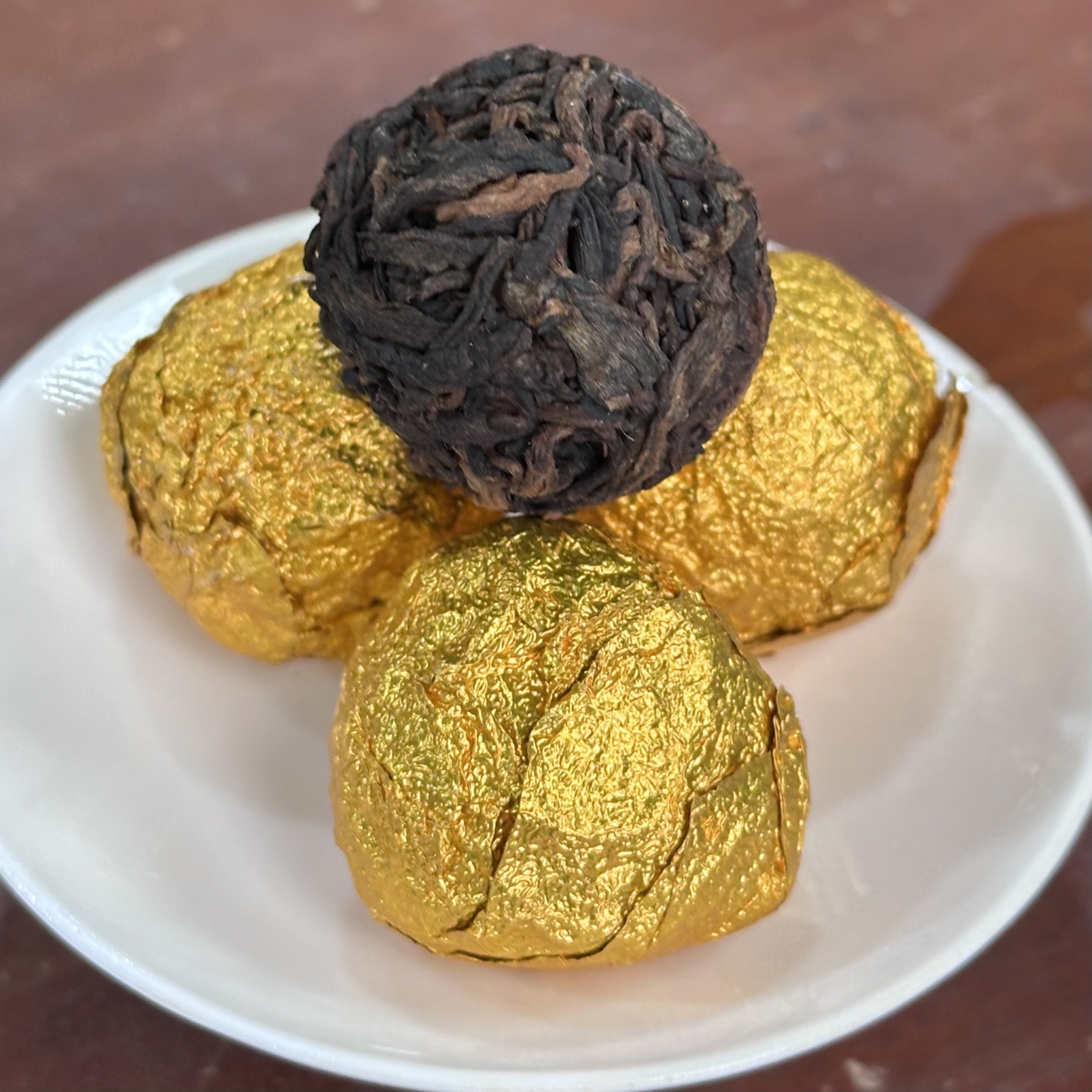 老班章古树头春熟茶龙珠古树普洱茶熟茶100克/份