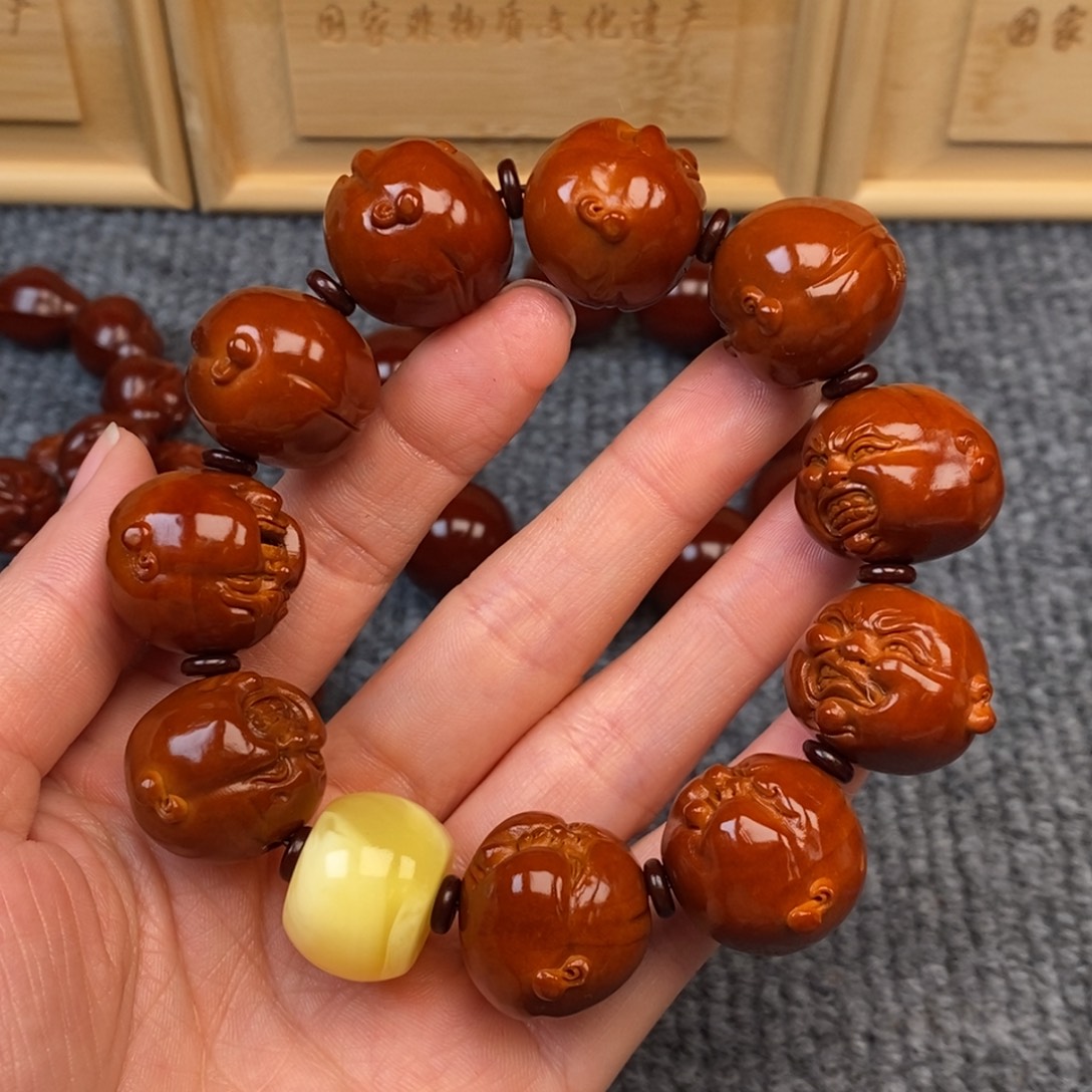 M***李手串/手链橄榄核百态