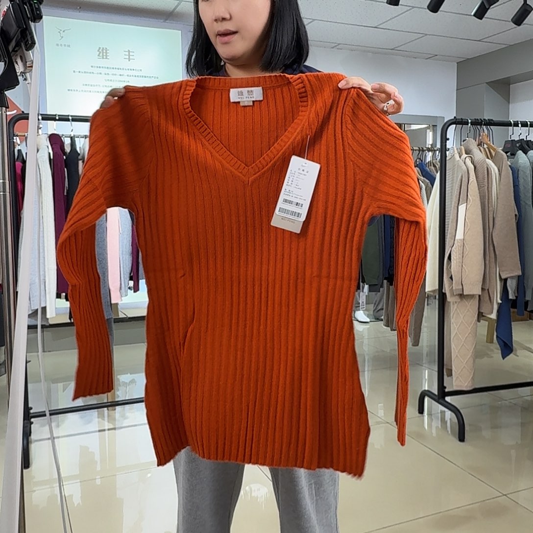 纯羊绒保暖女衫L码111