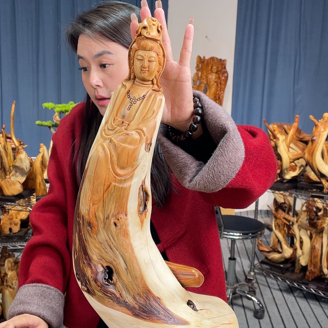柏木（崖柏）随型艺术根雕