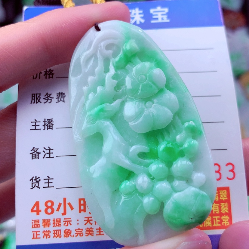 【闪购商品】翡翠颈饰未镶嵌挂件