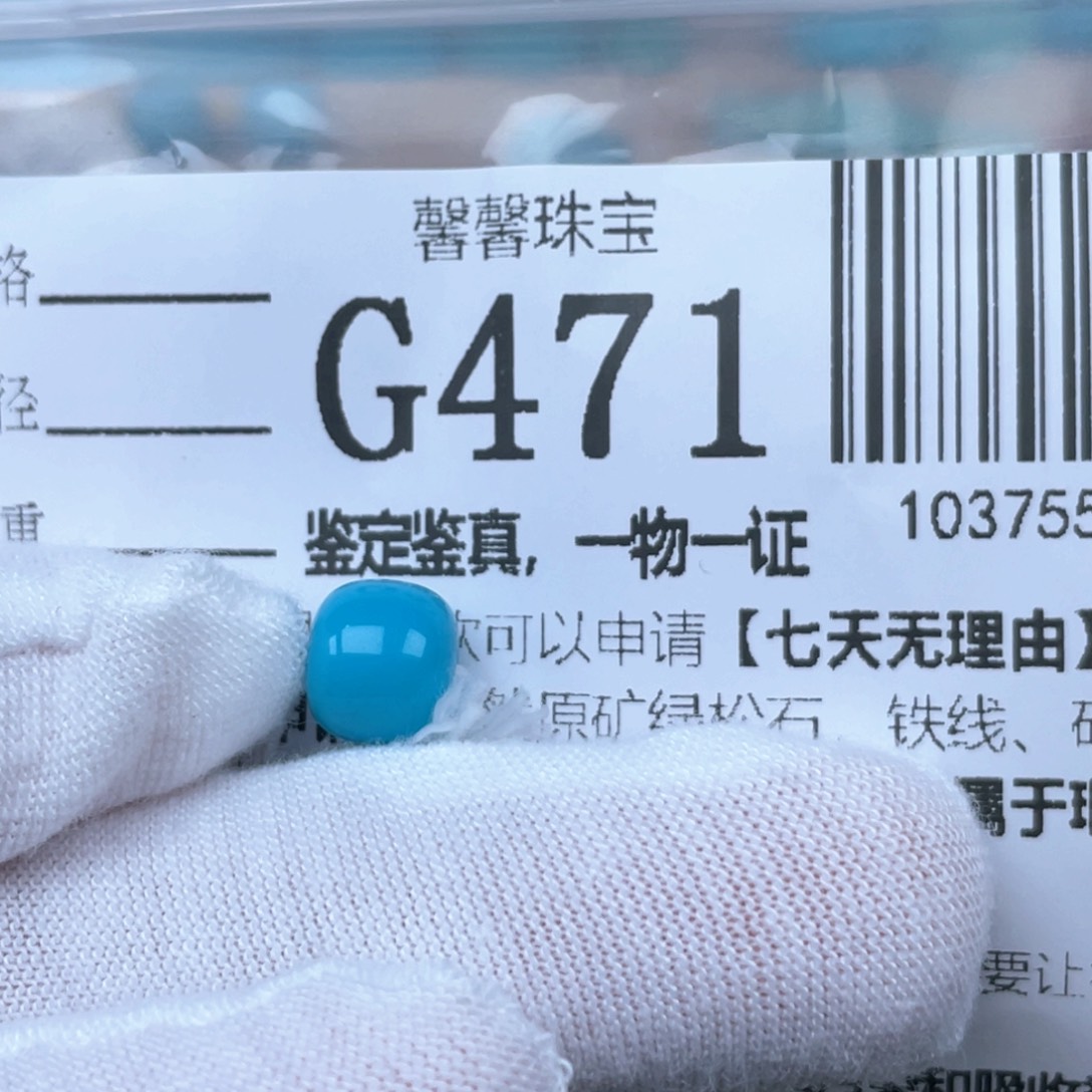 某***某绿松石未镶嵌颈饰