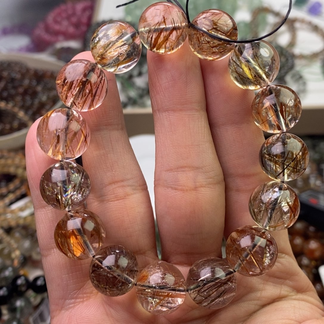 水晶手链未镶嵌卡**子卡14