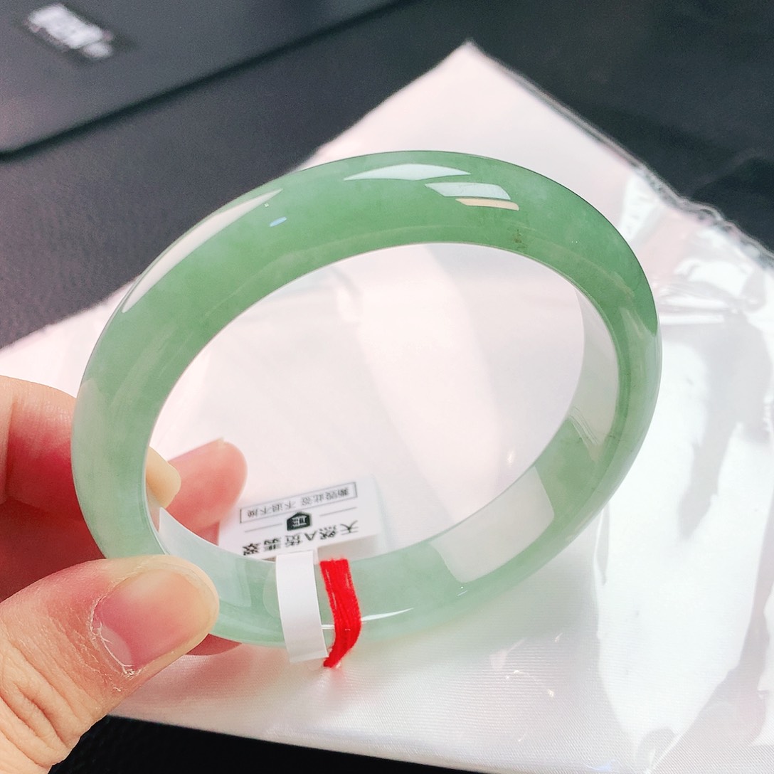 未镶嵌手镯翡翠59圈