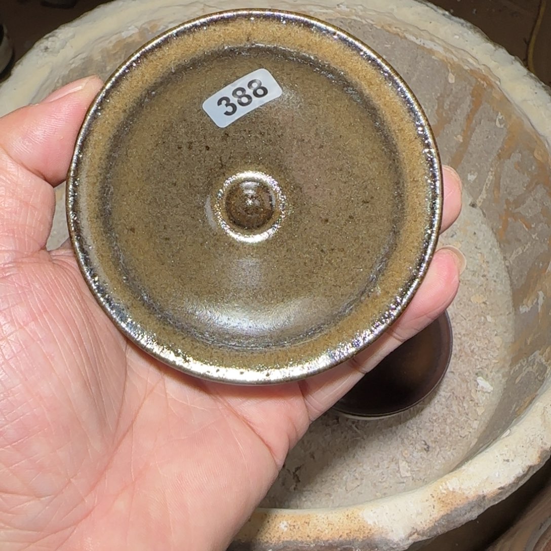 茶盏焦源柴烧自然还原388