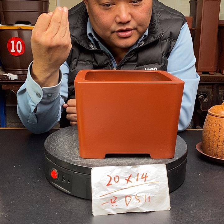 紫砂花盆货号一只D511