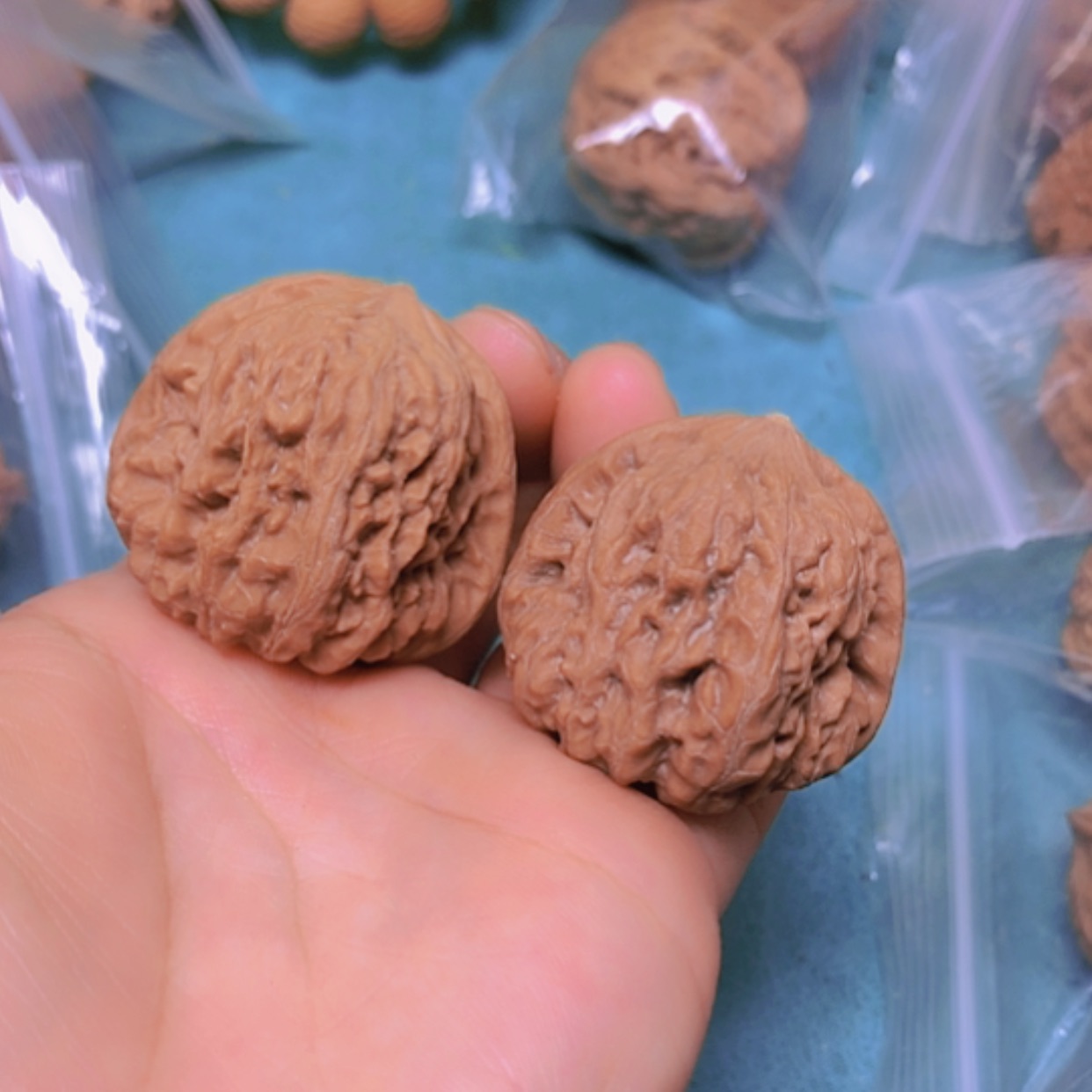 【闪购商品】摆件核桃37平谷凹底修尖出油