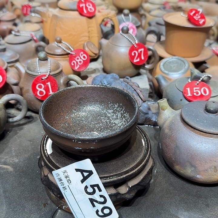 紫砂茶壶坭兴陶柴烧