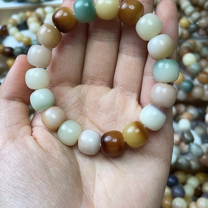 菩提根/象牙果手串卡12干磨油膏料