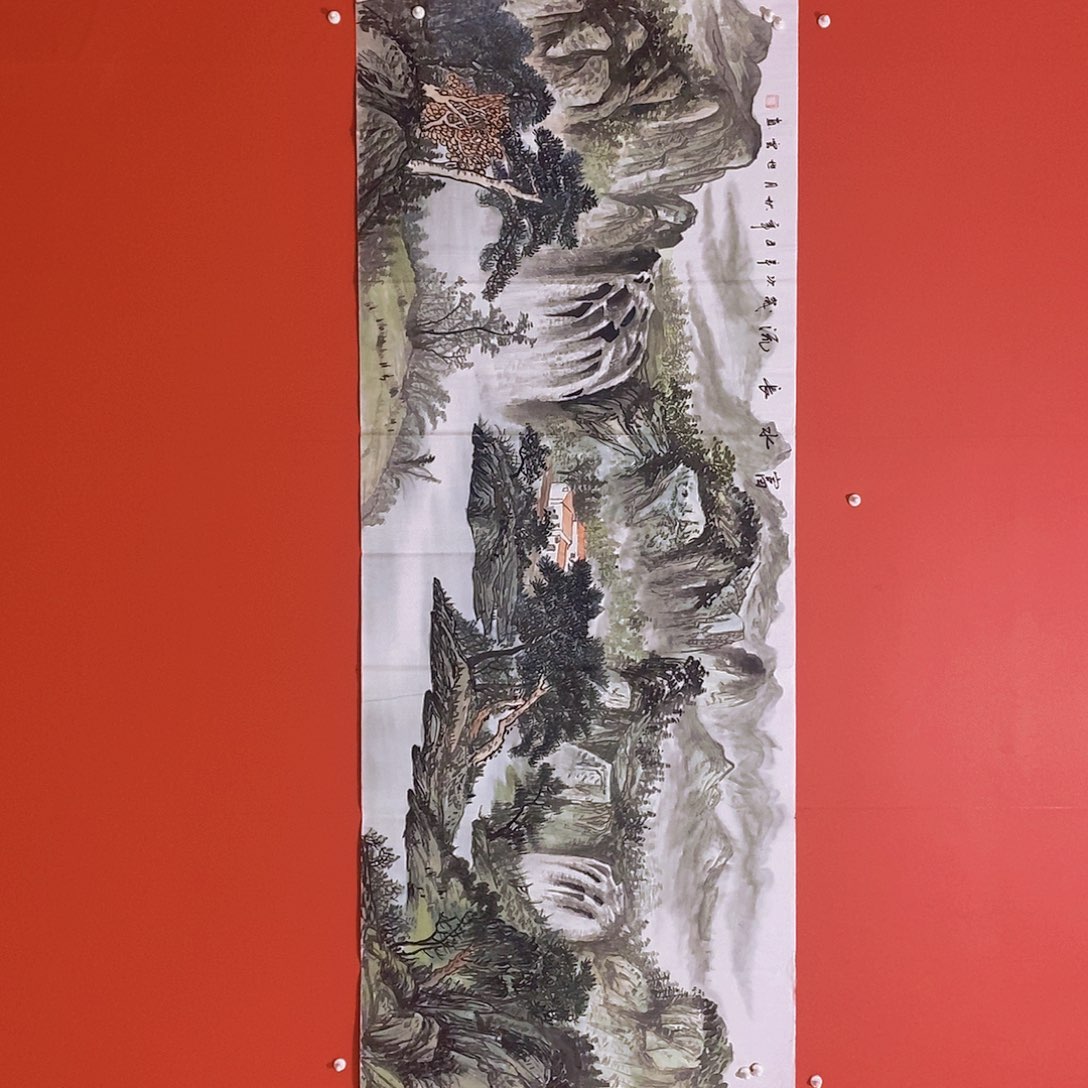 国画山水花鸟国画作品