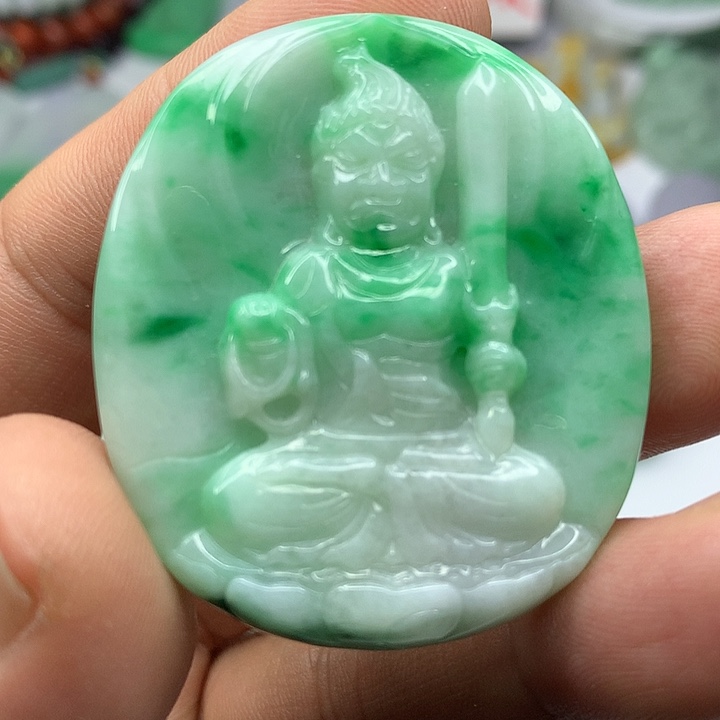 翡翠吊坠(赠链)未镶嵌爱****赢