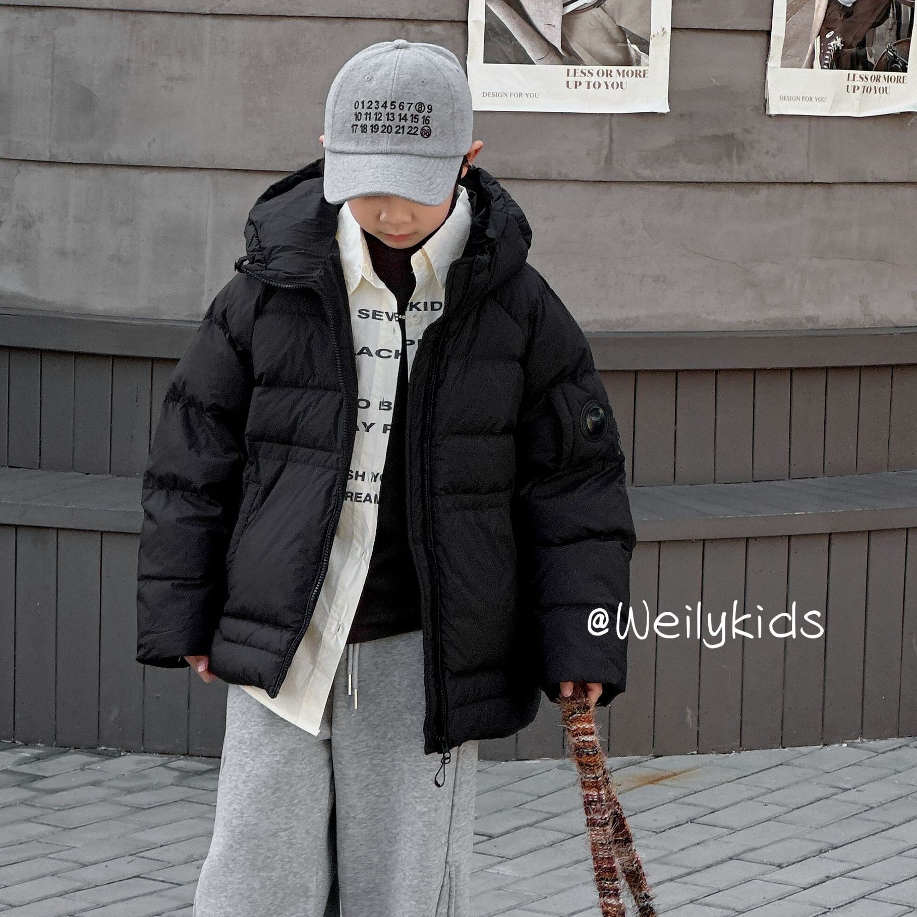 【小火炉3.0】儿童冬款连帽羽绒服男童中大童加厚保暖防寒DY541038