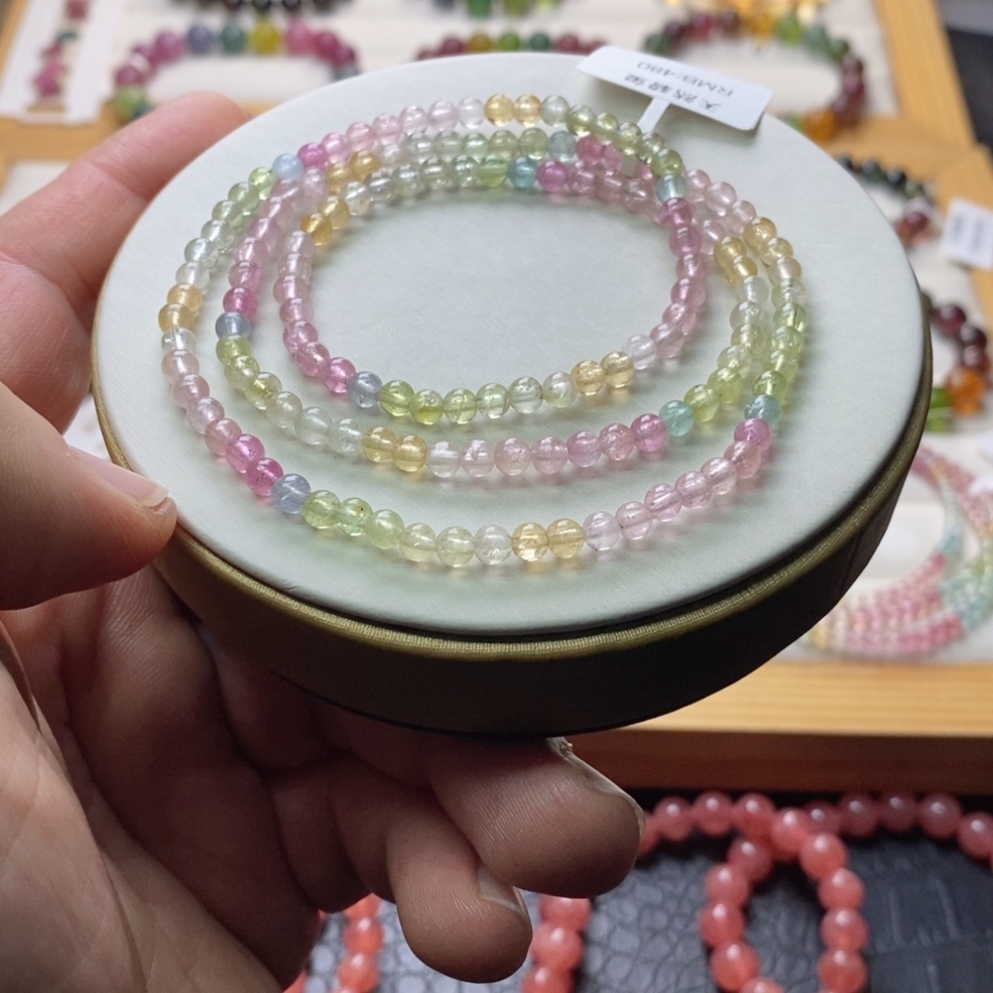 碧玺碧玺手链未镶嵌