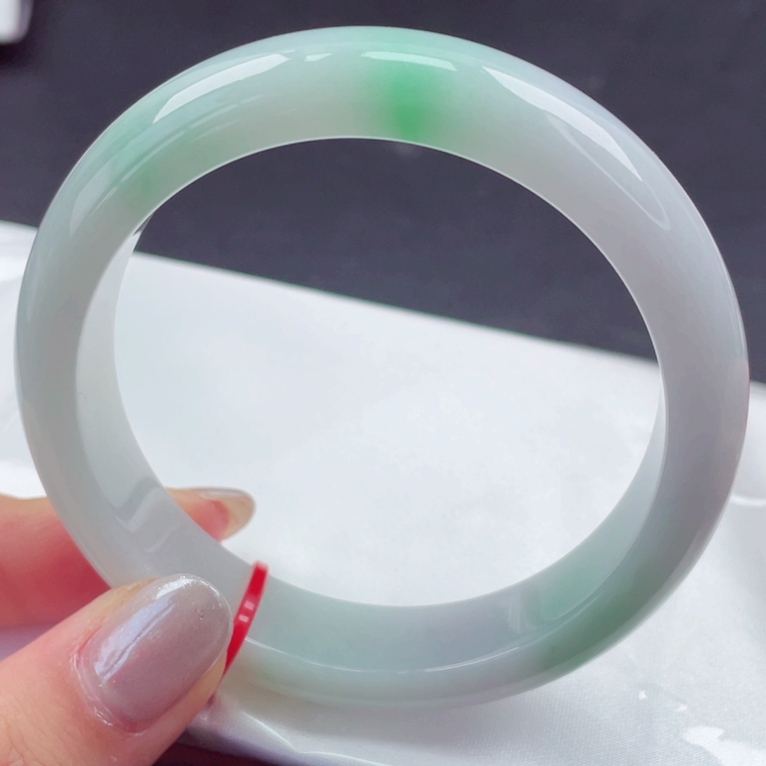 翡翠未镶嵌手镯59圈口