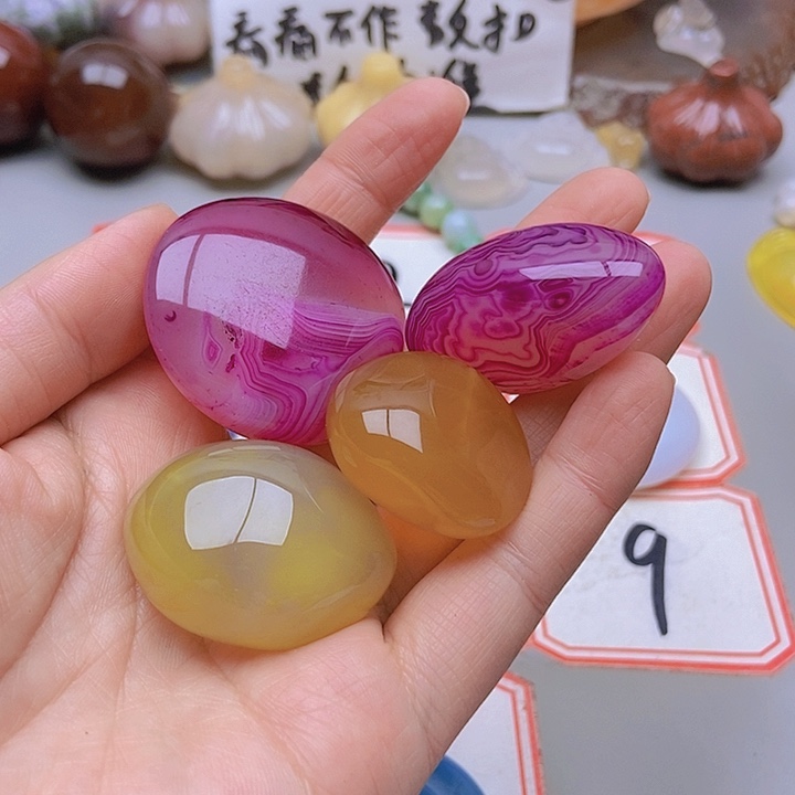 【闪购商品】未镶嵌玛瑙/玉髓珠宝半成品胖*雪