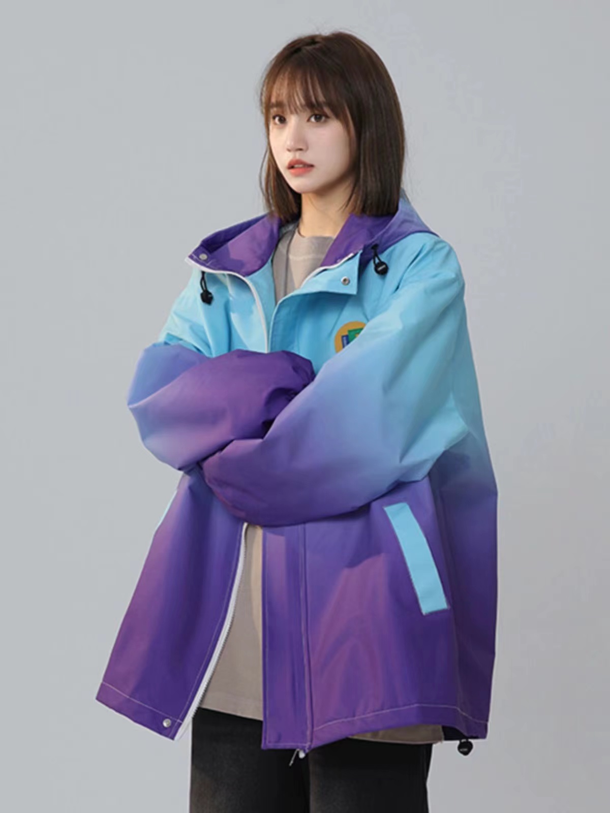 曼（751-799） 非图片款 潮牌欧货宽松外穿撞色百搭舒适上衣