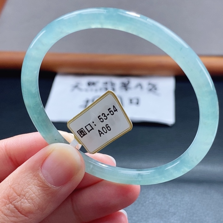 翡翠未镶嵌手镯天然手镯32