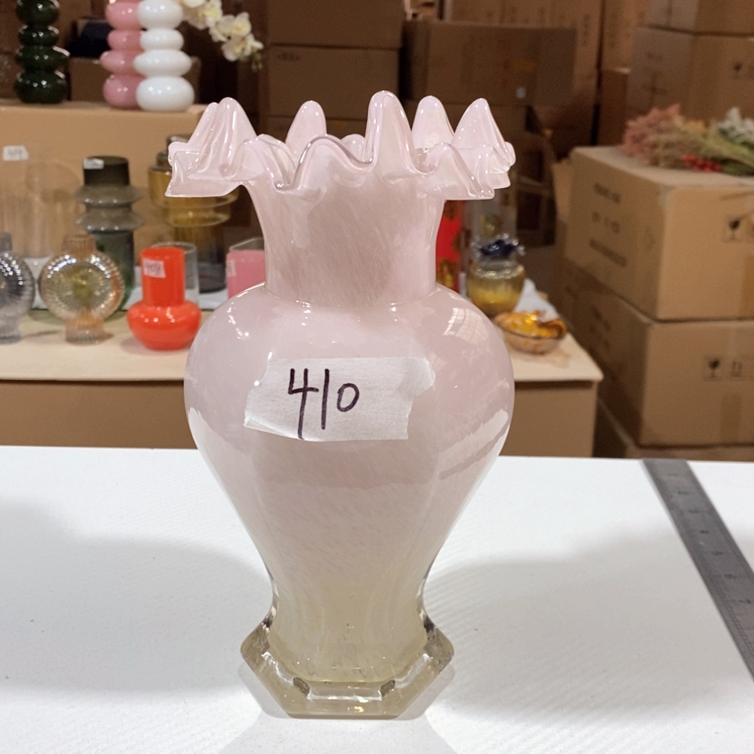 玻璃410一级琉璃高25口6玻璃花瓶嘎嘎好看